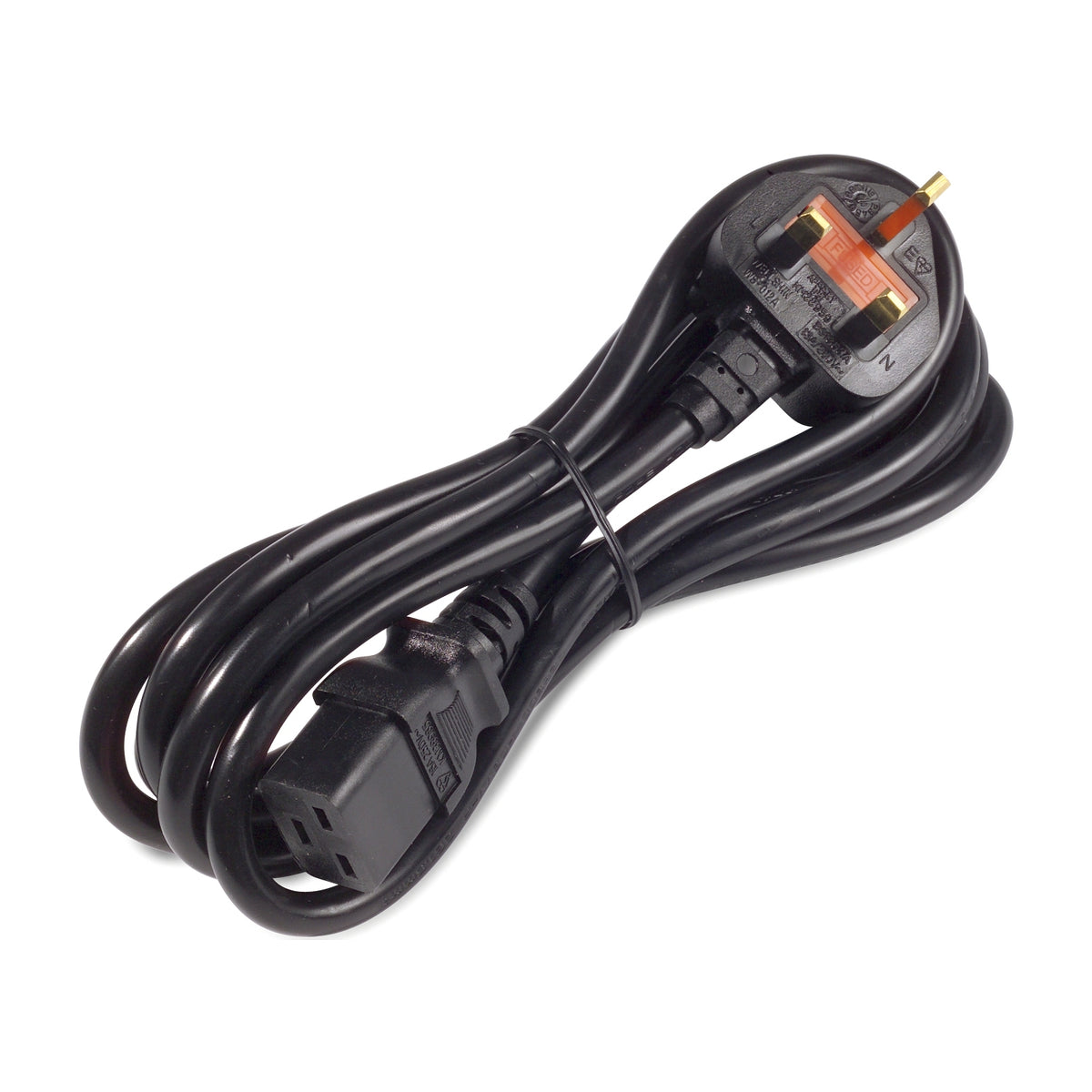 APC Power Cord, C19 to BS1363A (UK), 2.4m