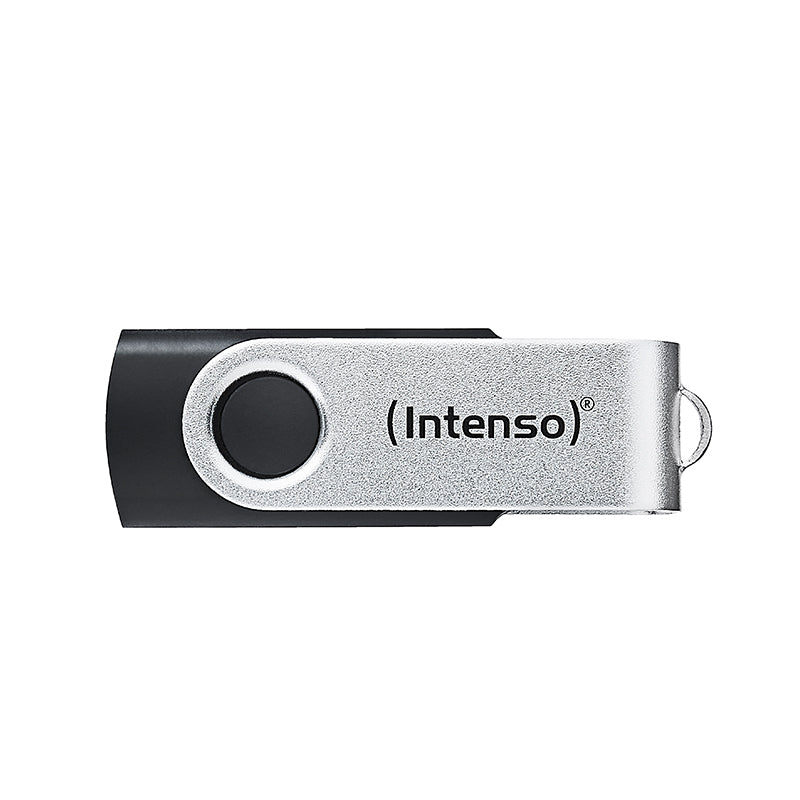 Intenso USB-Stick Office Line, 128 GB, USB-A, 3.2 Gen 1x1, schwarz-silber