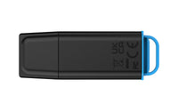 Kingston Technology DataTraveler 128GB Tragbarer USB 3.2 Gen 1 Exodia Schwarz + Blau