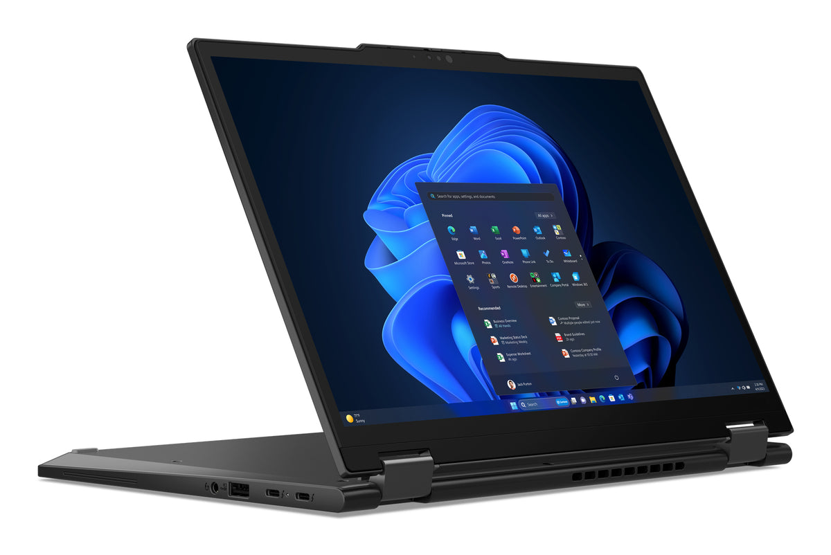 Lenovo ThinkPad X13 2-in-1 Gen 5 Intel Core Ultra 5 125U Hybrid (2-in-1) 33,8 cm (13.3") Touchscreen WUXGA 16 GB LPDDR5x-SDRAM 512 GB SSD Wi-Fi 6E (802.11ax) Windows 11 Pro Deutsch Schwarz