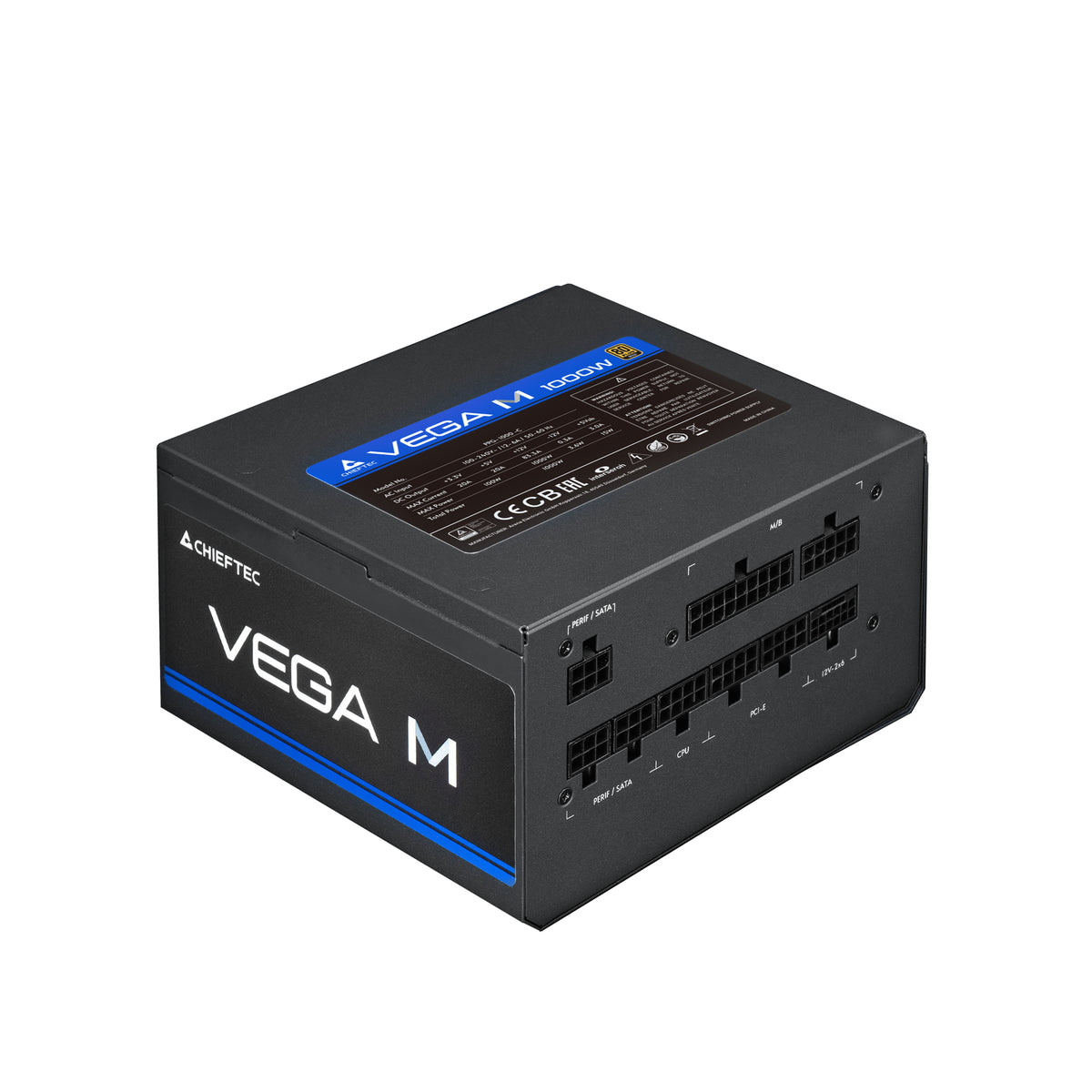 Chieftec Vega M PPG-1000-C Netzteil 1000W Schwarz