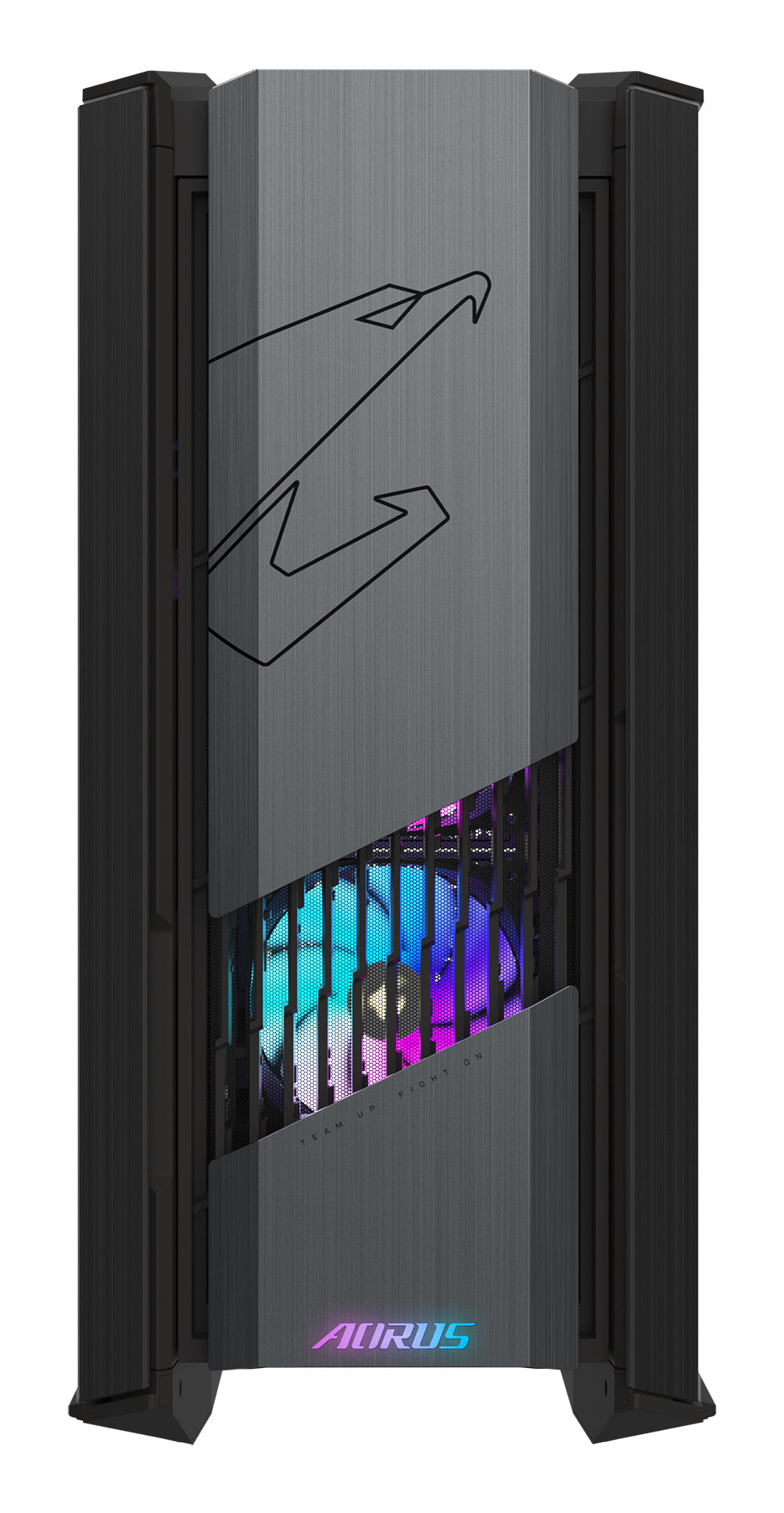 GIGABYTE AORUS C601 GLASS GLOBAL PC-Gehäuse – Mid-Tower, E-ATX kompatibel, Unterstützung für 420-mm-Radiator, 4 vorinstallierte 140-mm-Lüfter, USB 3.1 Gen2, RGB-Beleuchtung