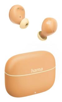Hama Freedom Buddy II Kopfhörer True Wireless Stereo (TWS) im Ohr Anrufe/Musik Bluetooth Orange