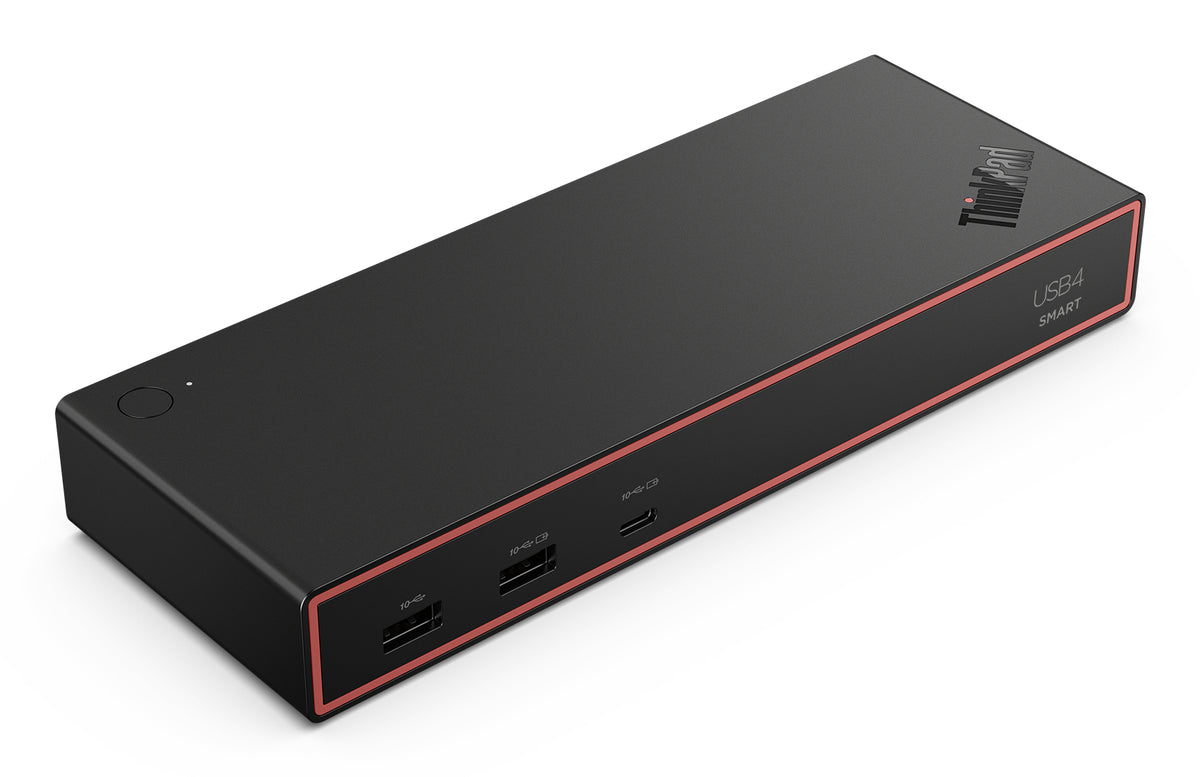 Lenovo ThinkPad USB4 Smart Dock 5500 Kabelgebunden Schwarz