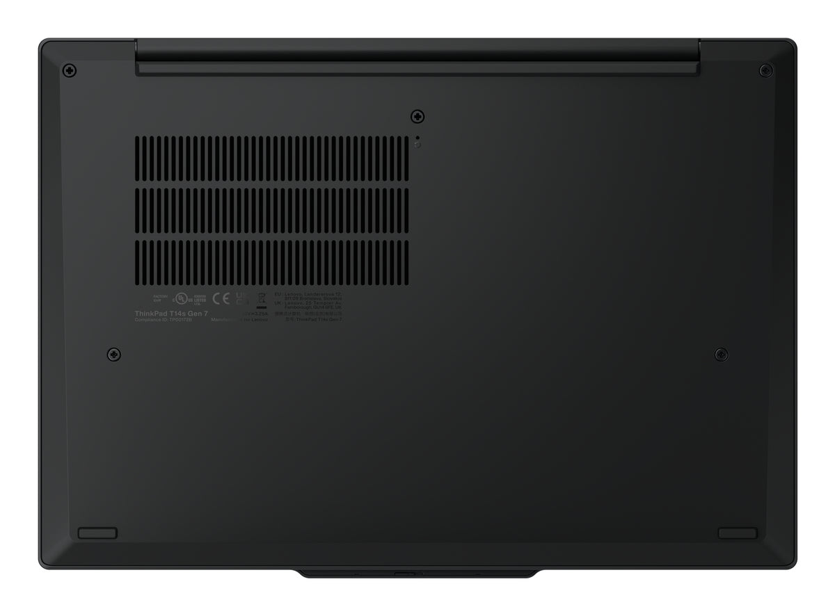 Lenovo ThinkPad T14s Gen 7 (Intel) Copilot+ PC Intel Core Ultra 7 355 Laptop 35,6 cm (14") WUXGA 32 GB LPDDR5x-SDRAM 1 TB SSD Wi-Fi 7 (802.11be) Windows 11 Pro Schweiz Schwarz