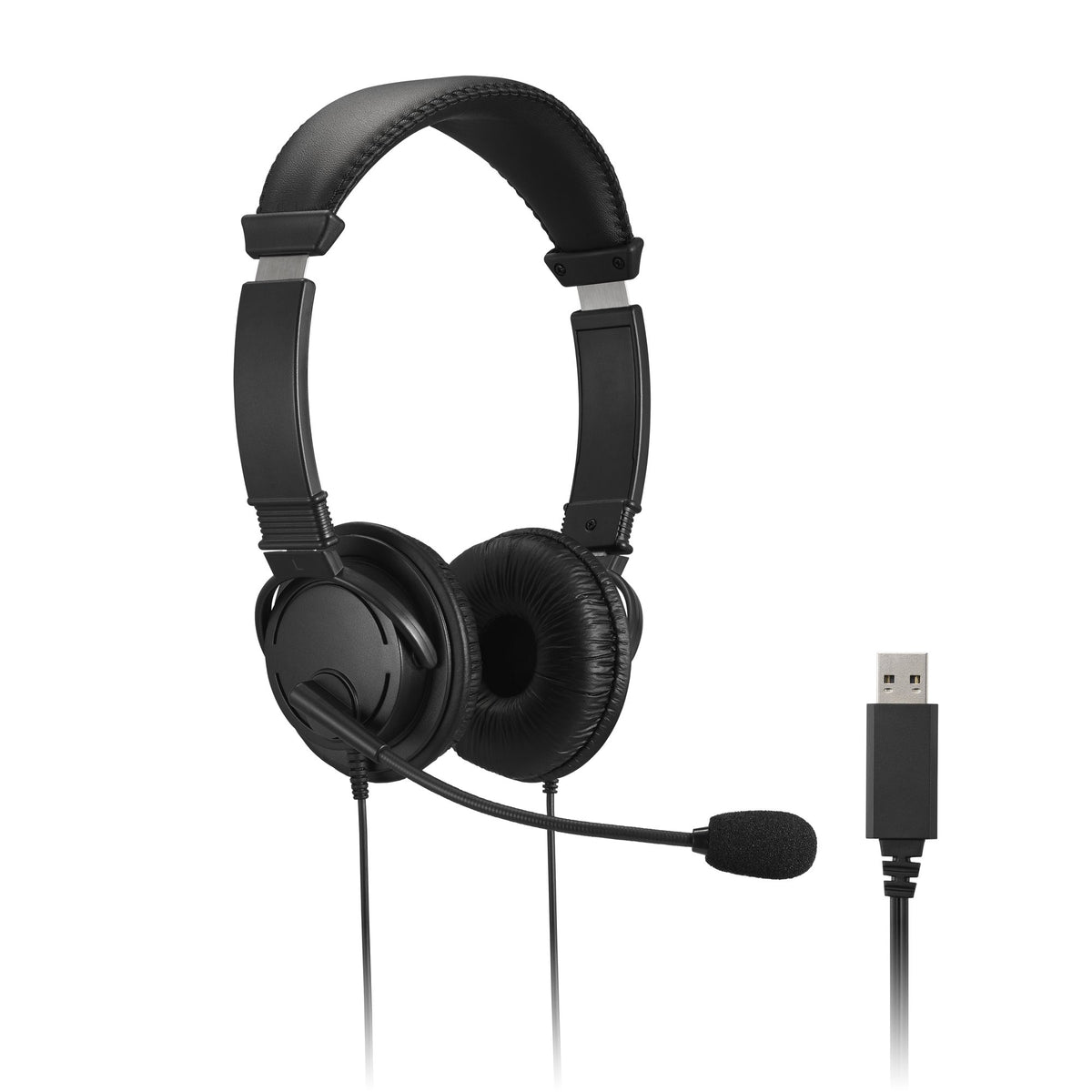 Kensington Classic USB-A Headset mit Mikrofon und Lautstärkeregler