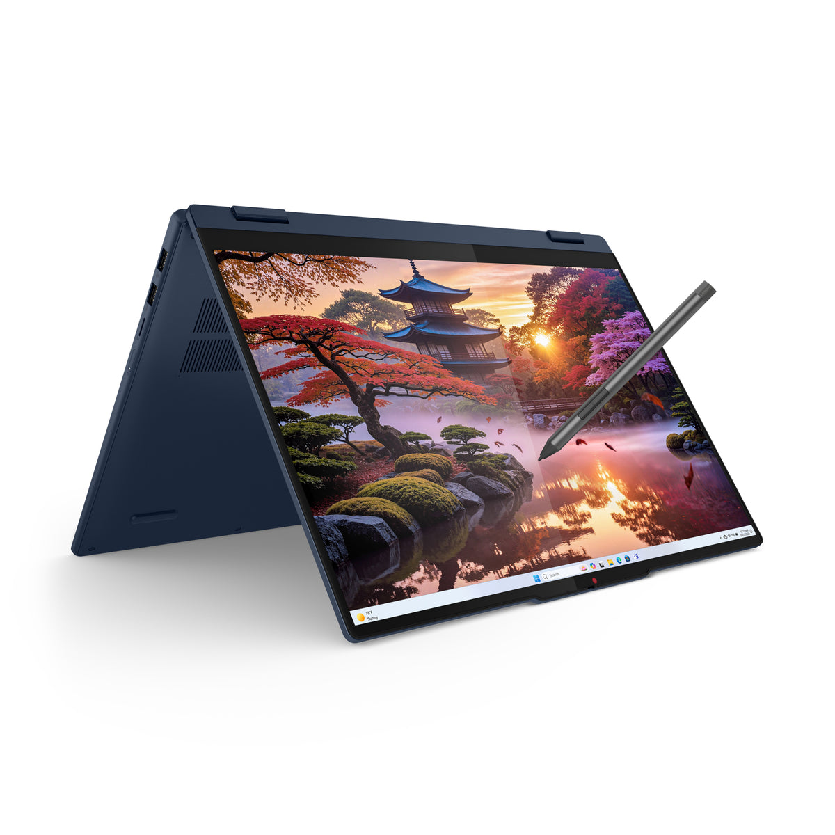 Lenovo IdeaPad 5 2-in-1 16AKP10 Copilot+ PC AMD Ryzen AI 5 340 Hybrid (2-in-1) 40,6 cm (16") Touchscreen WUXGA 16 GB LPDDR5x-SDRAM 512 GB SSD Wi-Fi 7 (802.11be) Windows 11 Home Blau Deutsch