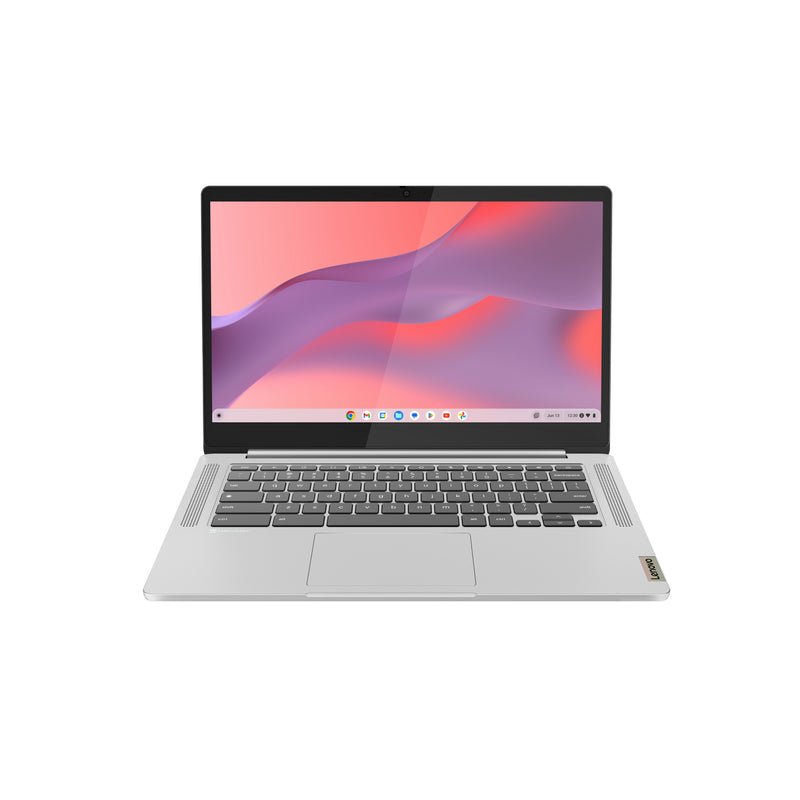 Lenovo IdeaPad Slim 3 Chrome 14M868 MediaTek Kompanio 520 Chromebook 35,6 cm (14") Full HD 4 GB LPDDR4x-SDRAM 128 GB eMMC Wi-Fi 6 (802.11ax) ChromeOS Deutsch Grau