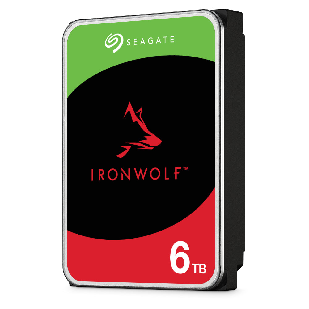 Seagate IronWolf ST6000VN006 Interne Festplatte 6 TB 5400 RPM 256 MB 3.5" Serial ATA III