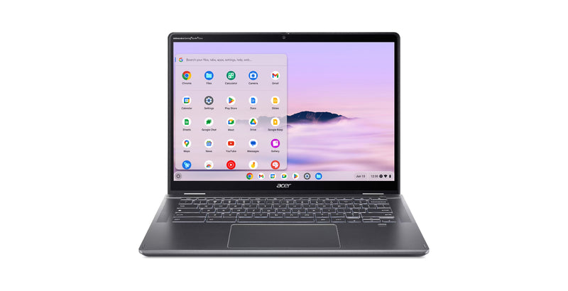 Acer Chromebook CPE594-1N-50LN Intel® Core™ i5 i5-1335U 35,6 cm (14") Touchscreen WUXGA 16 GB LPDDR5x-SDRAM 256 GB SSD Wi-Fi 6 (802.11ax) ChromeOS Grau