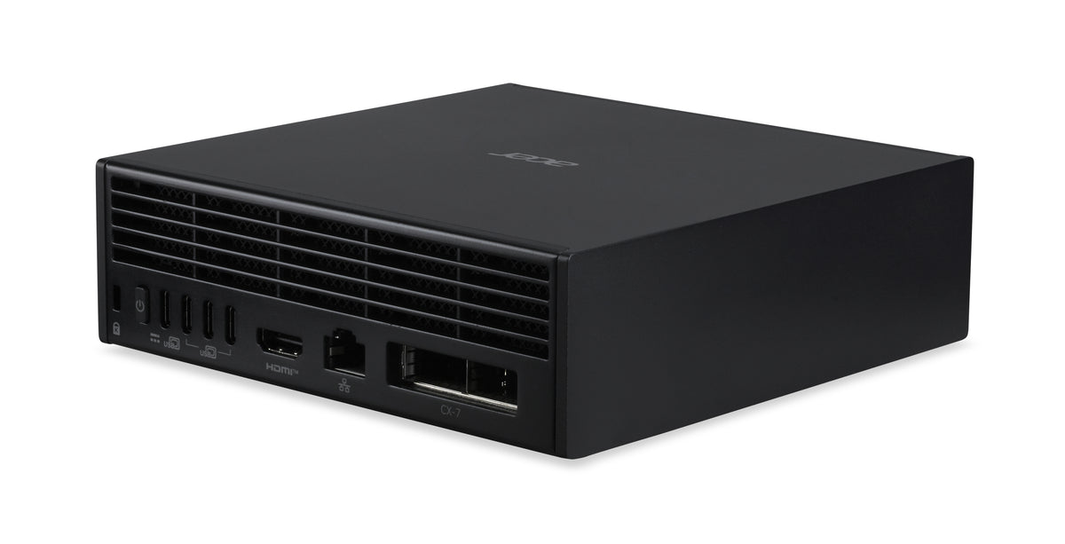 Acer Veriton GN100 AI-006 GB10 128 GB LPDDR5x-SDRAM 2 TB SSD DGX OS Mini PC Arbeitsstation Schwarz, Grau