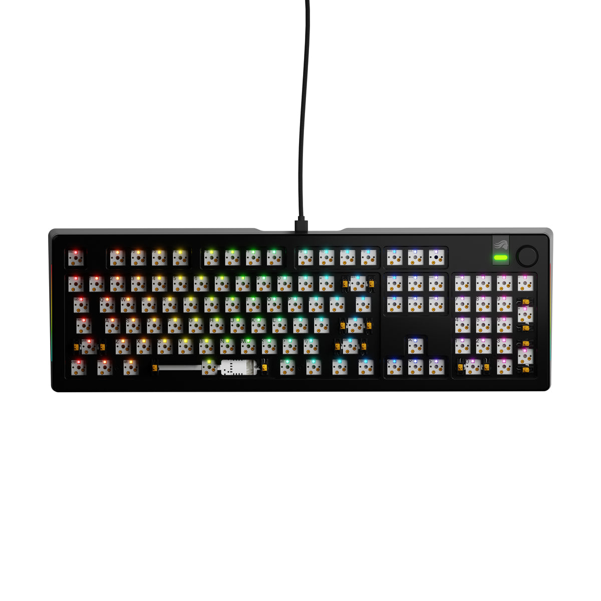 Glorious Gaming GMMK 3 PRO 100% Barebones Tastatur Haus USB Nein Schwarz