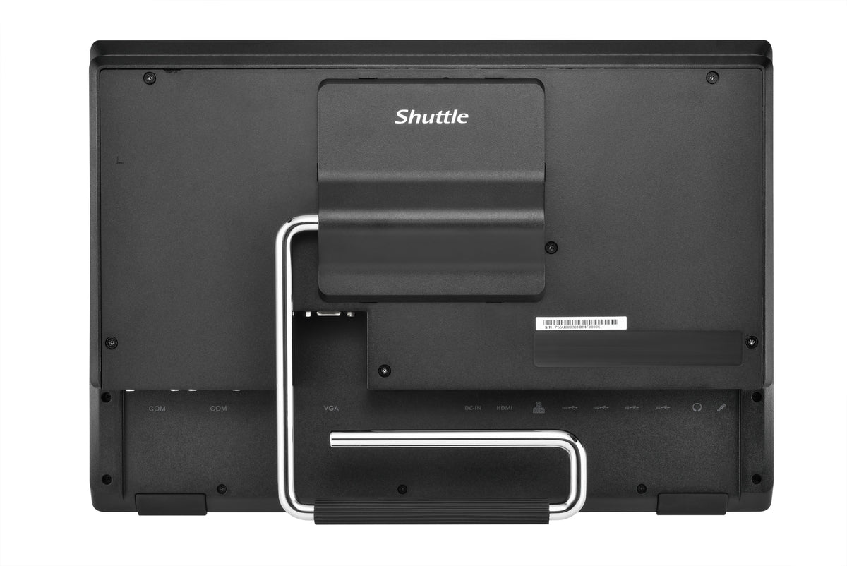 Shuttle All-In-One Barebone P55U3, 15.6" Multi-Touch-Screen, Intel Core i3-1315U, Wifi, IP54 , lüfterlos, 24/7 Dauerbetrieb