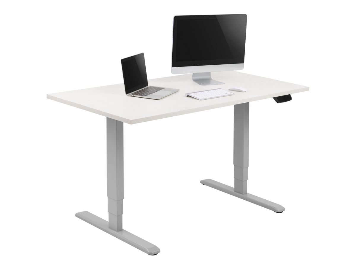 Equip ERGO Elektrisches-Sitz-Steh-Tischgestell, Doppelmotor, grau