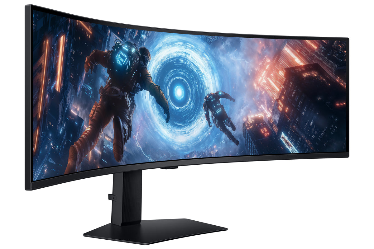 Samsung G91F Computerbildschirm 124,5 cm (49") 5120 x 1440 Pixel Dual QHD LCD Schwarz