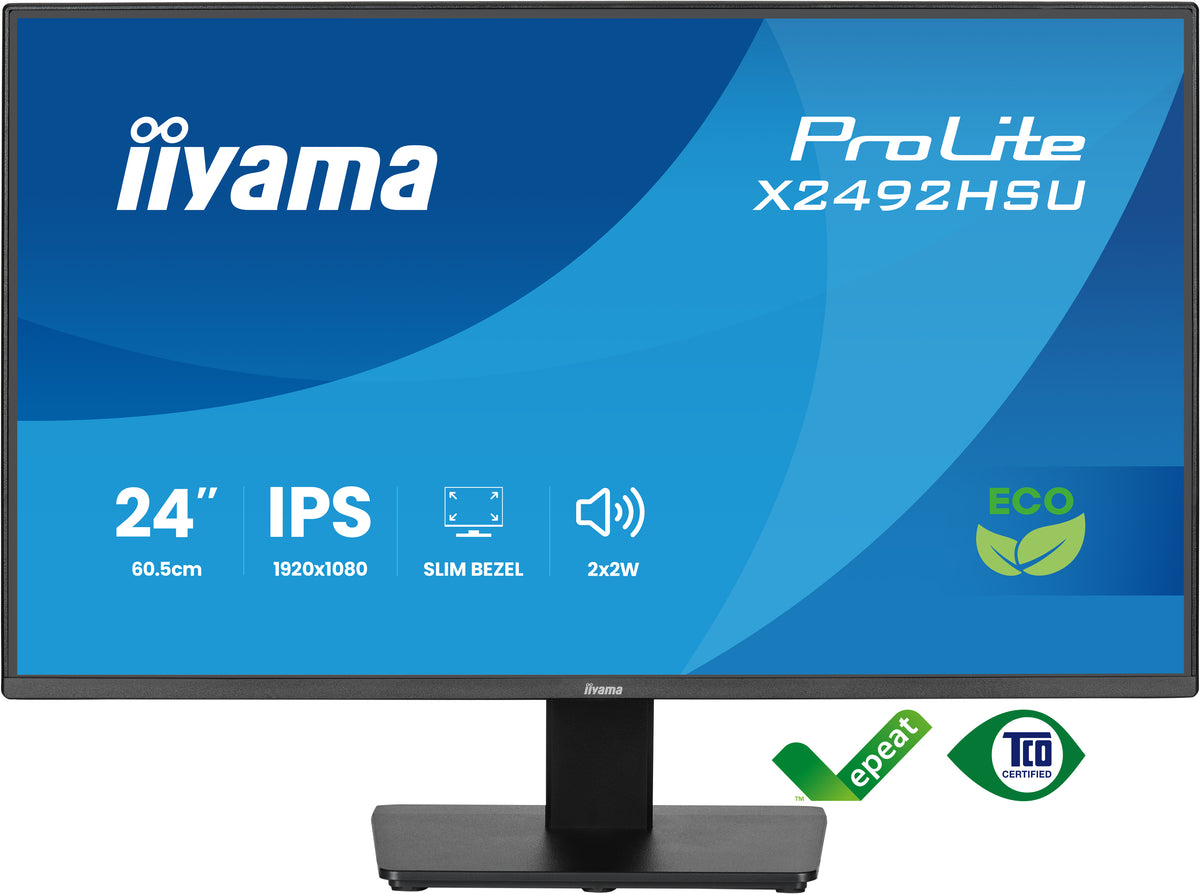 iiyama ProLite X2492HSU-B1 Computerbildschirm 60,5 cm (23.8") 1920 x 1080 Pixel Full HD LED Schwarz