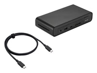 ASUS Triple Display USB-C Dock Duo DC301 Kabelgebunden Schwarz