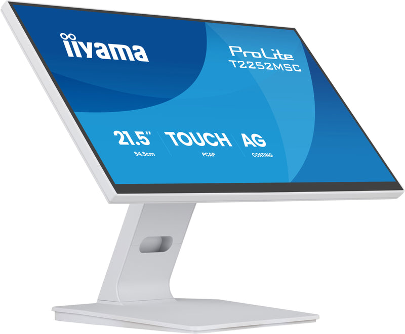 iiyama ProLite T2252MSC-W2AG Computerbildschirm 54,5 cm (21.4") 1920 x 1080 Pixel Full HD LCD Touchscreen Weiß