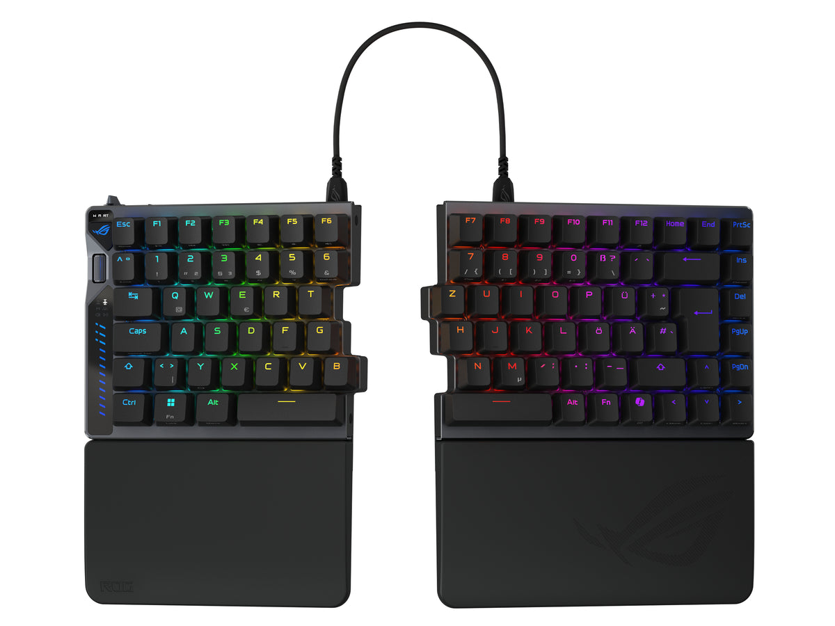 ASUS ROG Falcata Tastatur Gaming USB + RF Wireless + Bluetooth QWERTZ Deutsch Schwarz