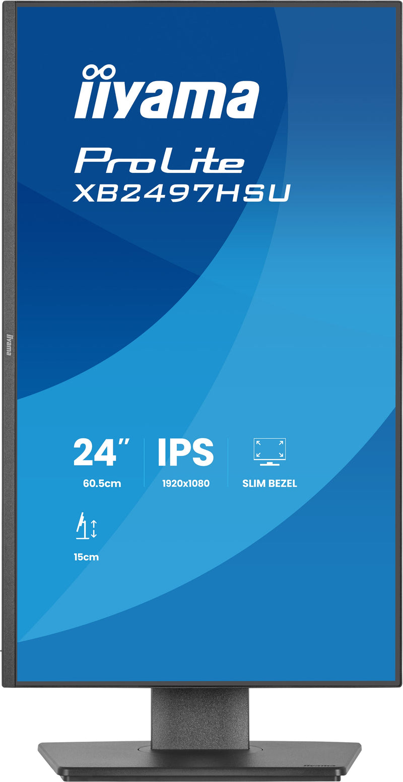 iiyama ProLite XB2497HSU-B1 Computerbildschirm 60,5 cm (23.8") 1920 x 1080 Pixel Full HD LED Schwarz