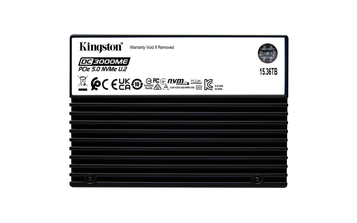 Kingston Technology 15,36TB DC3000ME U.2 PCIe 5.0 NVMe TCG Opal Enterprise SSD