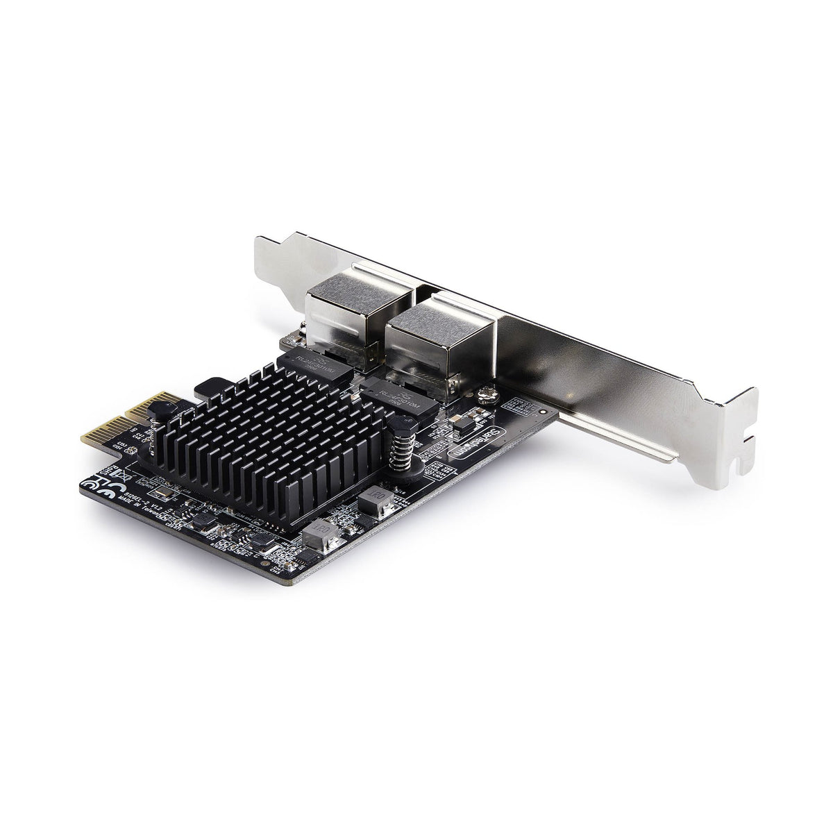 StarTech.com 2-Port 5 Gbit Netzwerkkarte, PCI Express NIC, Realtek RTL8126, Windows und Linux Multi-Gigabit LAN Karte 10M, 100M, 1G, 2.5G, 5G, TAA Konform