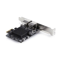 StarTech.com 2-Port 5 Gbit Netzwerkkarte, PCI Express NIC, Realtek RTL8126, Windows und Linux Multi-Gigabit LAN Karte 10M, 100M, 1G, 2.5G, 5G, TAA Konform