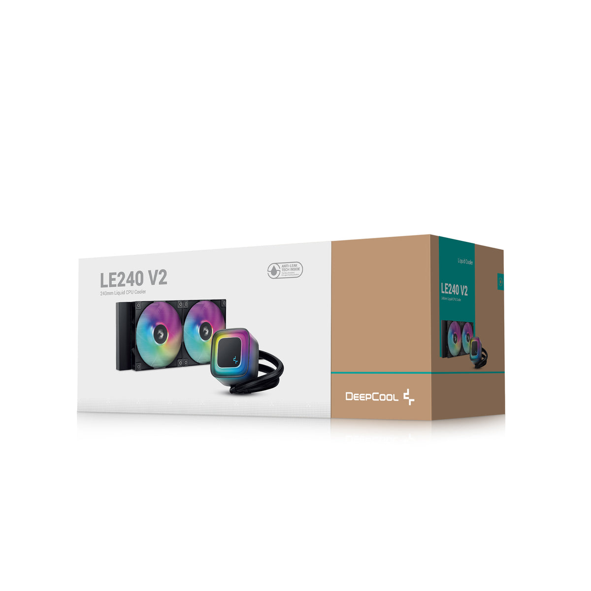 DeepCool LE240 V2 Prozessor All-in-One-Flüssigkeitskühler 12 cm Schwarz