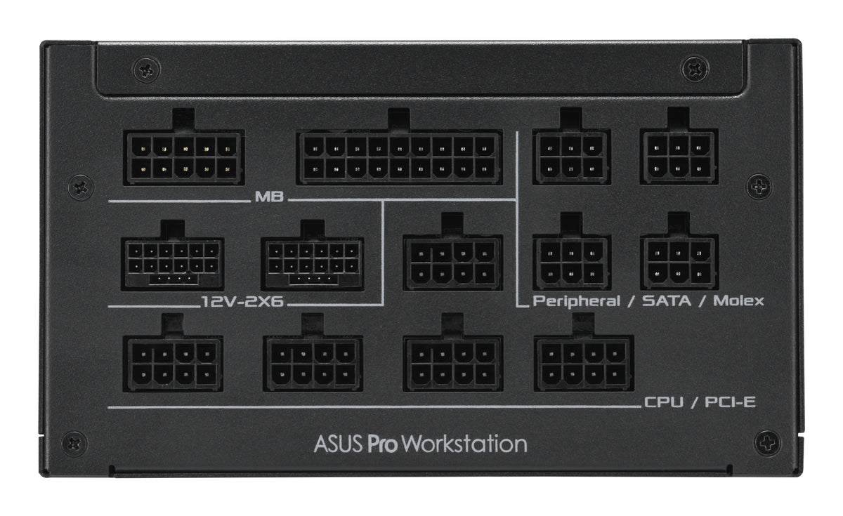 ASUS Pro WS 1600W Platinum Netzteil 20+4 pin ATX ATX Schwarz
