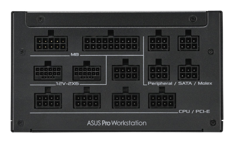 ASUS Pro WS 1600W Platinum Netzteil 20+4 pin ATX ATX Schwarz