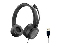 Conceptronic POLONA05B Stereo-USB-Headset, Geräuschreduzierendes Mikrofon