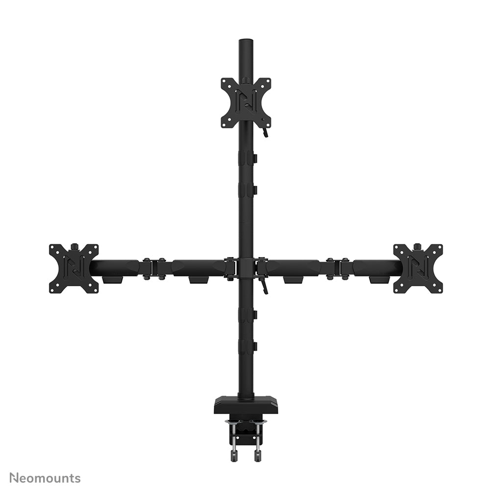 Neomounts DS60-600BL2-1 Monitorarm für drei Bildschirme 10-32"