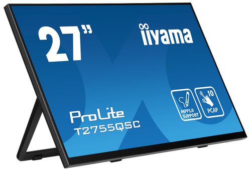 iiyama ProLite T2755QSC-B1 Computerbildschirm 68,6 cm (27") 2560 x 1440 Pixel Quad HD LCD Touchscreen Schwarz