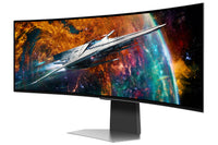 Samsung G95SC Computerbildschirm 124,5 cm (49") 5120 x 1440 Pixel Dual QHD OLED Silber