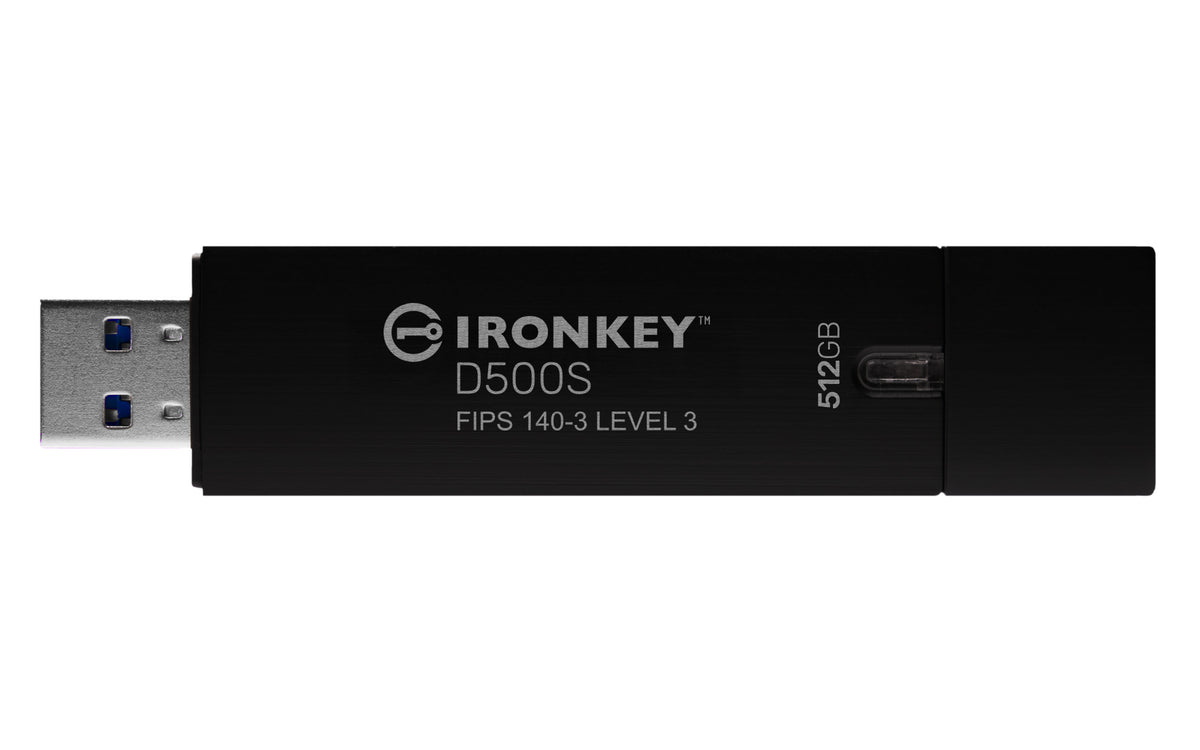 Kingston Technology IronKey 512GB D500S FIPS 140-3 Lvl 3 AES-256