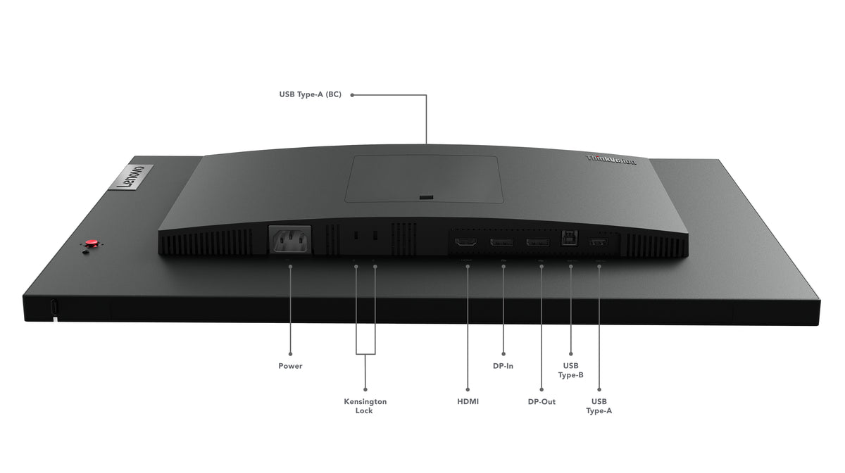 Lenovo ThinkVision P24q-30 Computerbildschirm 60,5 cm (23.8") 2560 x 1440 Pixel Quad HD LED Schwarz