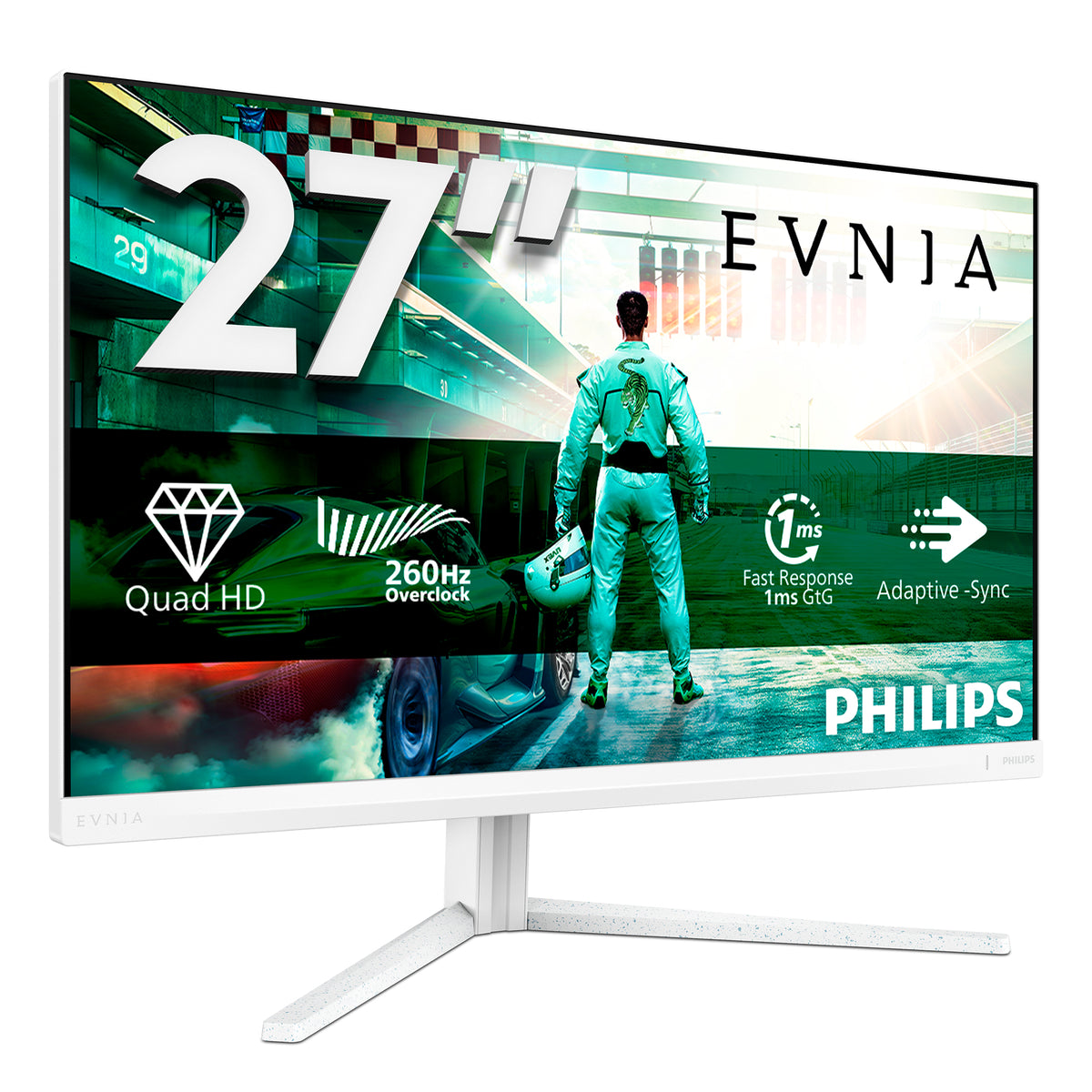 Philips Evnia 27M2N3501PA/00 Computerbildschirm 68,6 cm (27") 2560 x 1440 Pixel Quad HD LCD Weiß