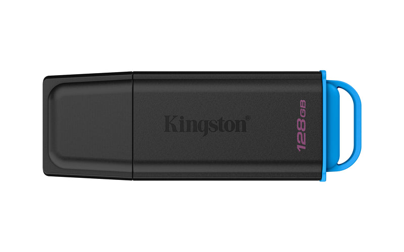 Kingston Technology DataTraveler 128GB Tragbarer USB 3.2 Gen 1 Exodia Schwarz + Blau
