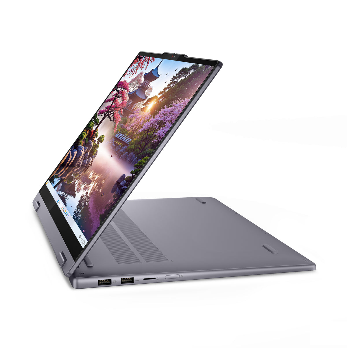 Lenovo IdeaPad 5 2-in-1 16AKP10 Copilot+ PC AMD Ryzen AI 7 350 Hybrid (2-in-1) 40,6 cm (16") Touchscreen WUXGA 16 GB LPDDR5x-SDRAM 1 TB SSD Wi-Fi 7 (802.11be) Windows 11 Home Deutsch Grau