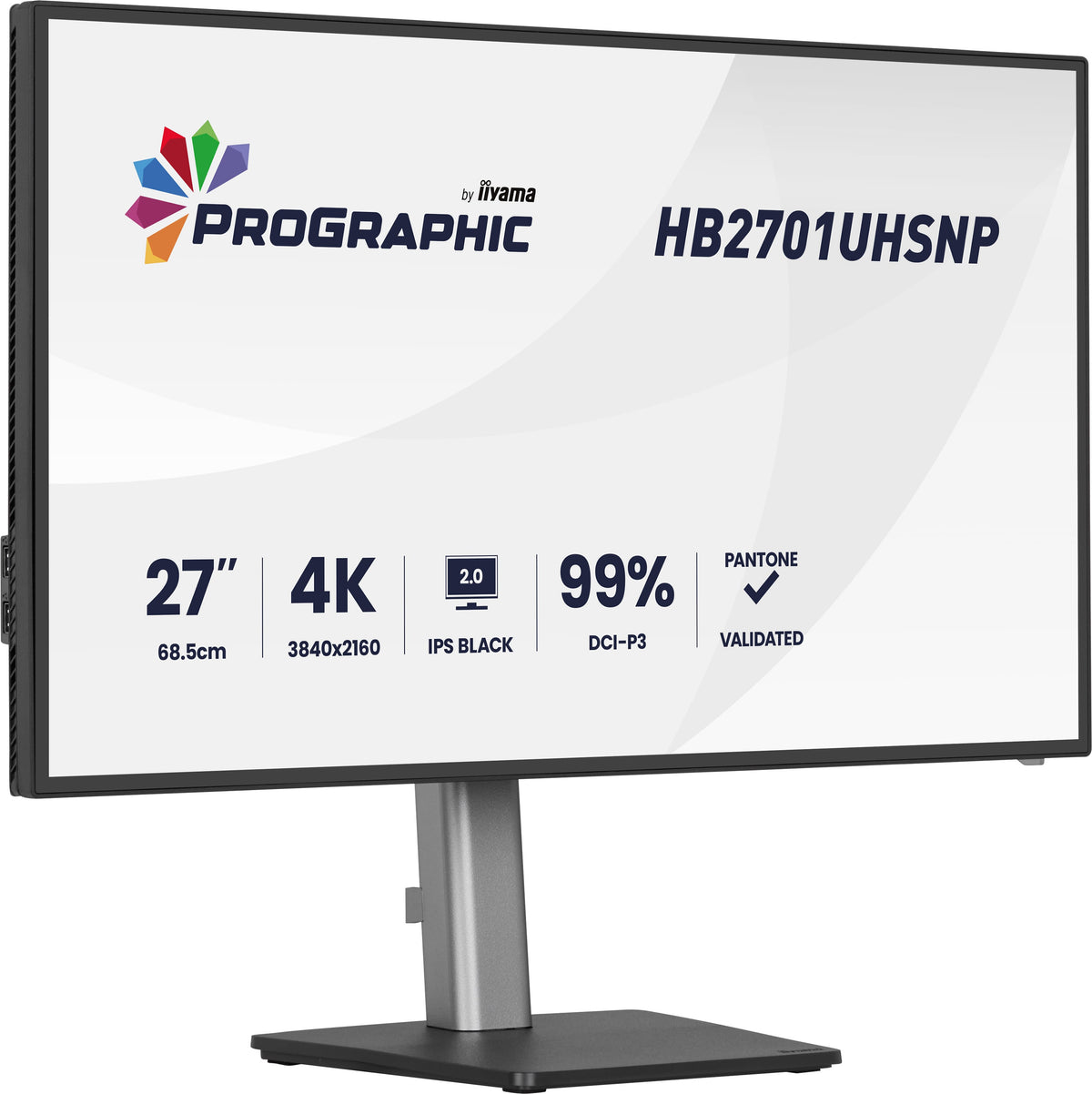 iiyama PROGRAPHIC HB2701UHSNP-B1 Computerbildschirm 68,6 cm (27") 3840 x 2160 Pixel 4K Ultra HD LCD Schwarz