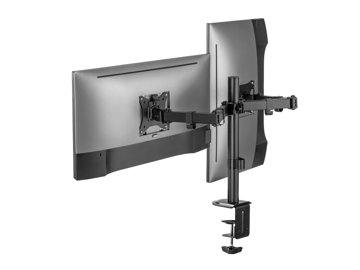 Equip 17"-32" Gelenk-Dual-Monitor-Tischhalterung