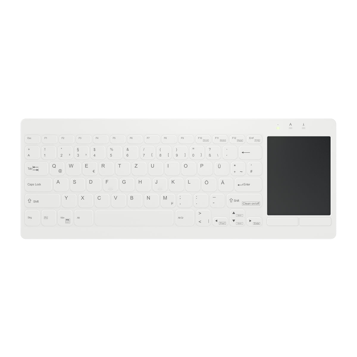 Contour Design Active Key Contour QuickClean Clavier médical IP68 Touchpad Mini Filaire Blanc DE C4412
