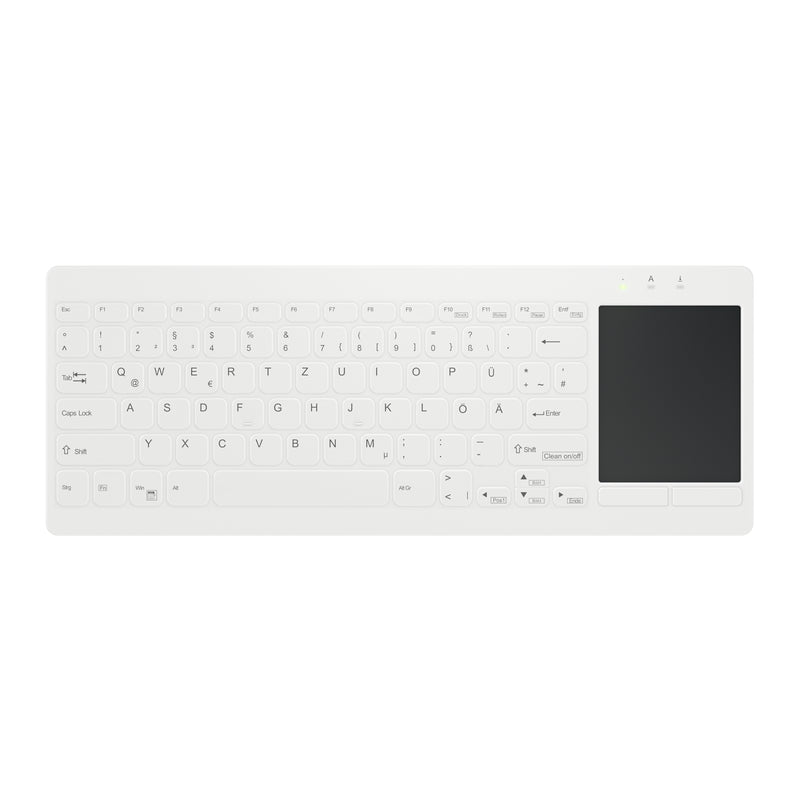 Contour Design Active Key Contour QuickClean Medizinische Tastatur IP68 Touchpad Mini Kabelgebunden Weiß DE C4412