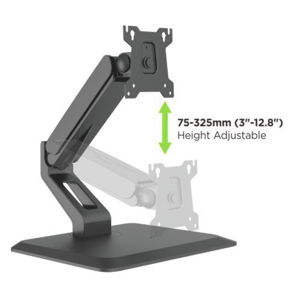 Techly ICA-LCD 35TS Flachbildschirm-Tischhalterung 81,3 cm (32") Tisch/Bank Schwarz