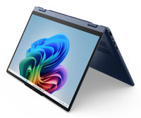Lenovo IdeaPad 5 2-in-1 15AGP11 Copilot+ PC AMD Ryzen AI 5 430 Hybrid (2-in-1) 38,9 cm (15.3") Touchscreen WUXGA 16 GB DDR5-SDRAM 512 GB SSD Wi-Fi 7 (802.11be) Windows 11 Home Blau Deutsch