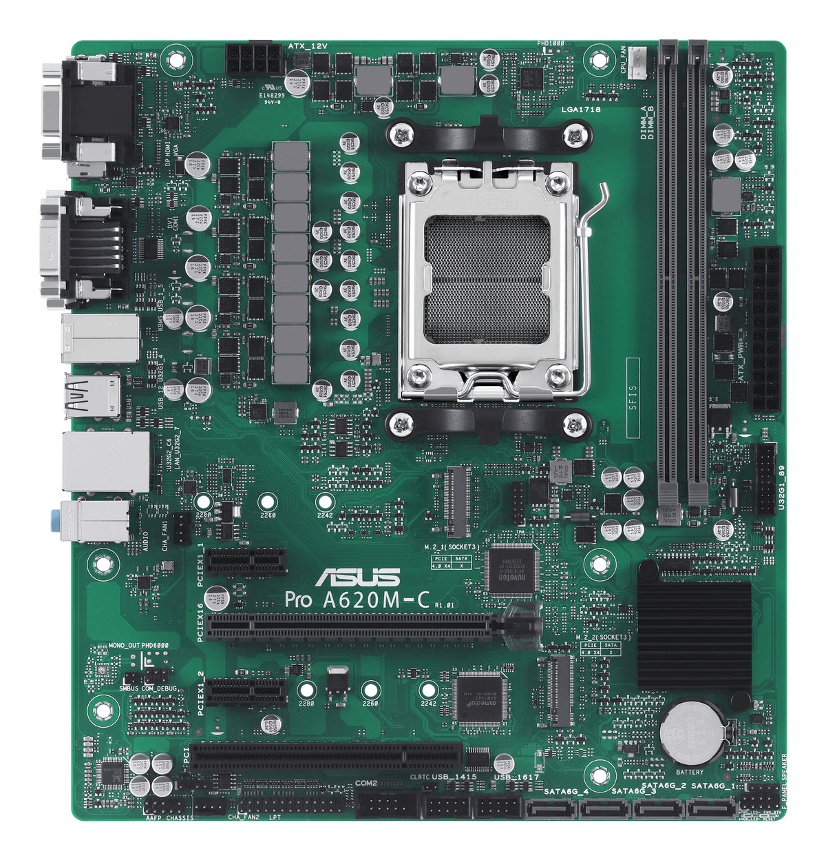 ASUS PRO A620M-C-CSM AMD A620 Sockel AM5 micro ATX