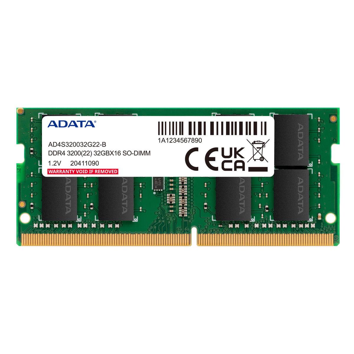 ADATA AD4S320016G22-DTGN Speichermodul 32 GB 2 x 16 GB DDR4 260-pin SO-DIMM