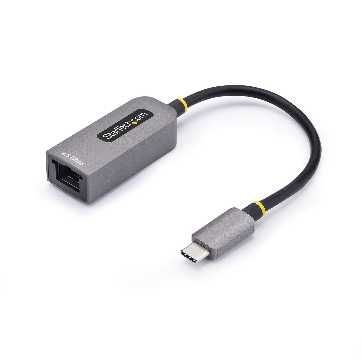 StarTech.com 2.5GbE USB C Ethernet Adapter, USB-C auf Lan-RJ45 Netzwerkadapter, NBASE-T USB 3.1 Typ-C 2.5 Multi Speed NIC, Thunderbolt Kompatibel, Windows & Mac