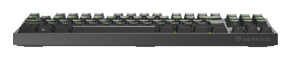 GENESIS Thor 404 TKL Tastatur Gaming USB QWERTZ Deutsch Schwarz