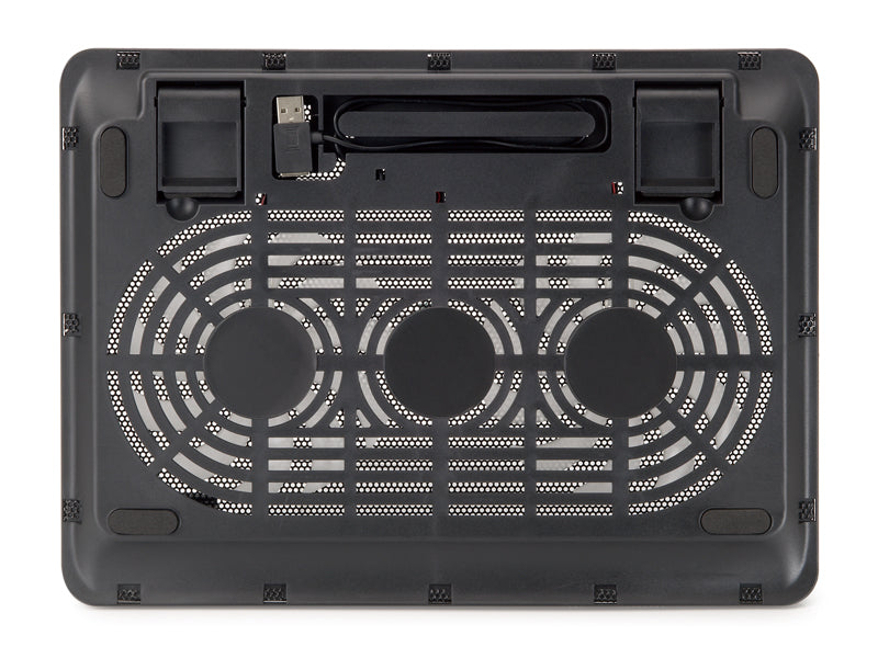 Conceptronic CNBCOOLPAD2F Llaptop-Kühlpad 39,6 cm (15.6") Schwarz